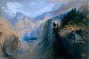 John Martin Manfred on the Jungfrau oil painting
